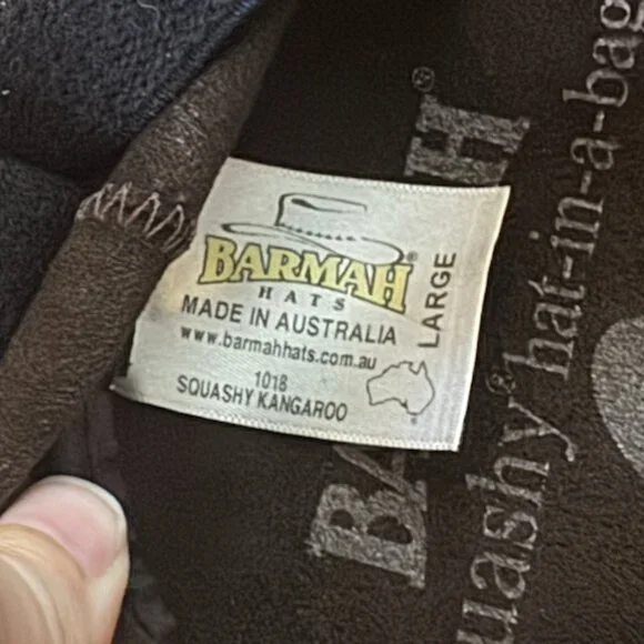 Barmah 1018 Vintage Kangaroo Squashy Hat - Picture 4 of 5